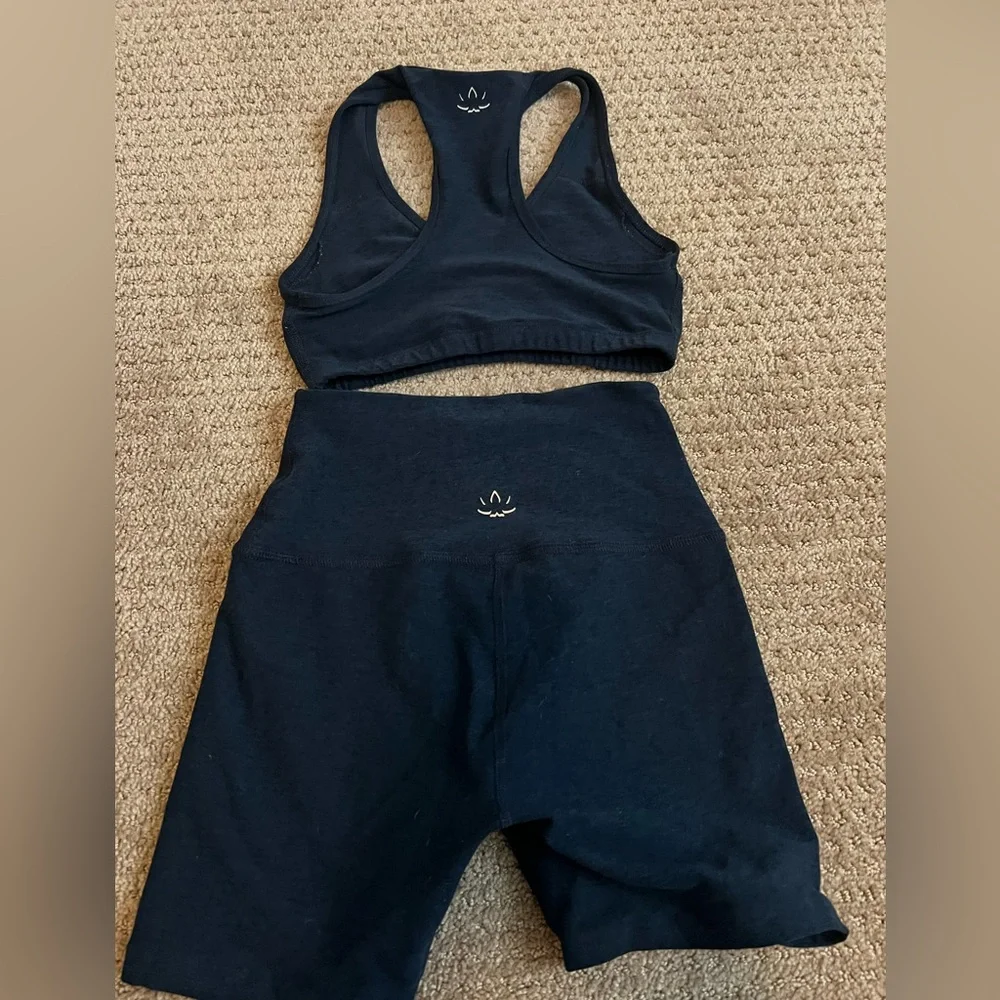 Beyond Yoga Women’s Spacedye Biker Short Set